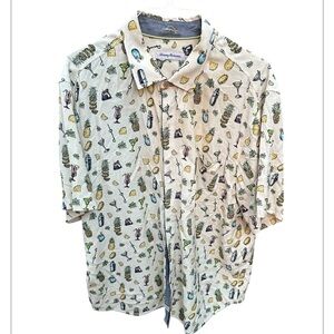 Tommy Bahama Tropical Print Short Sleeve Shirt